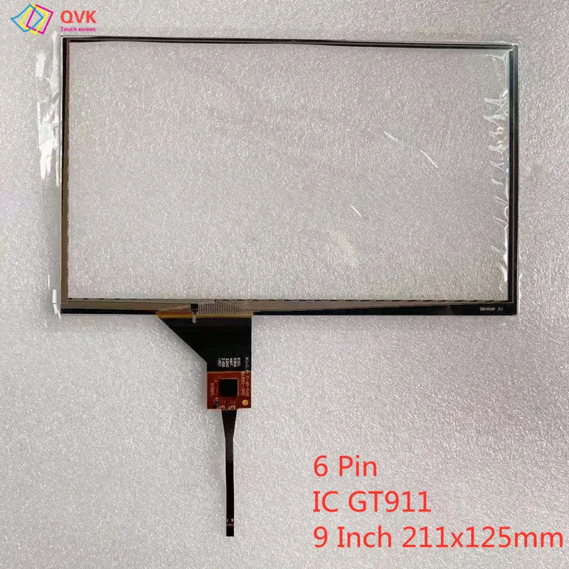 QVK 6.2/7/8/9 Inch GT911 Capacitive Universal Digitizer For Car DVD GPS Navigation Multimedia Touchscreen Panel JR-005-GT911