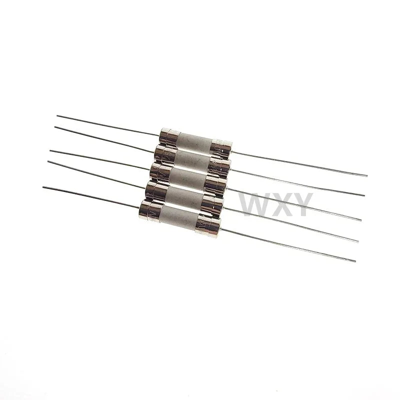 10PCS 5*20mm Ceramic Fuse Tube Fast Blow with Pin Slow Blow 250V Multiple Amp Ratings 0.5A 1A 2A 3A 4A 5A 6.3A 10A 15A 20A 25A