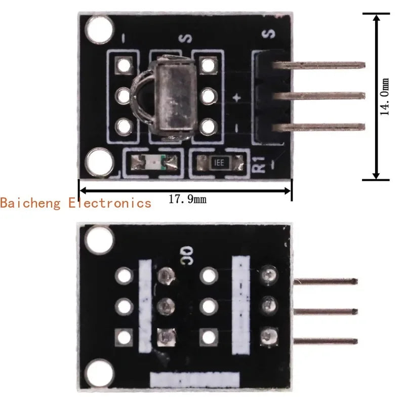 10PCS 3pin KY-022 TL1838 VS1838B 1838 Universal IR Infrared Sensor Receiver Module for Arduino Diy Starter Kit