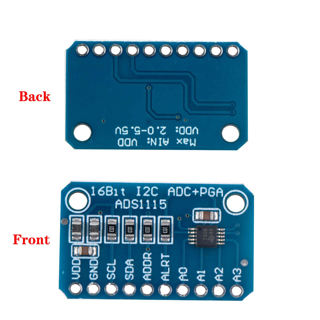 16 Bit ADS1115 Module I2C ADC 4 Channel With Pro Gain Amplifier