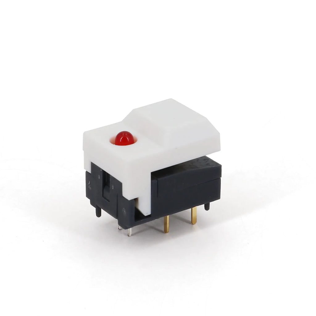 10Pcs PB86-A1 6Pin With LED Momentary SPDT Square Push Button Tact Switch for Stage Equipment Control
