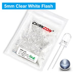 100Pcs 3mm 5mm Led Diode Flashing White Red Green Blue Yellow RGB Fast Slow Flash Diffused Clear Color Changing Light Emitting