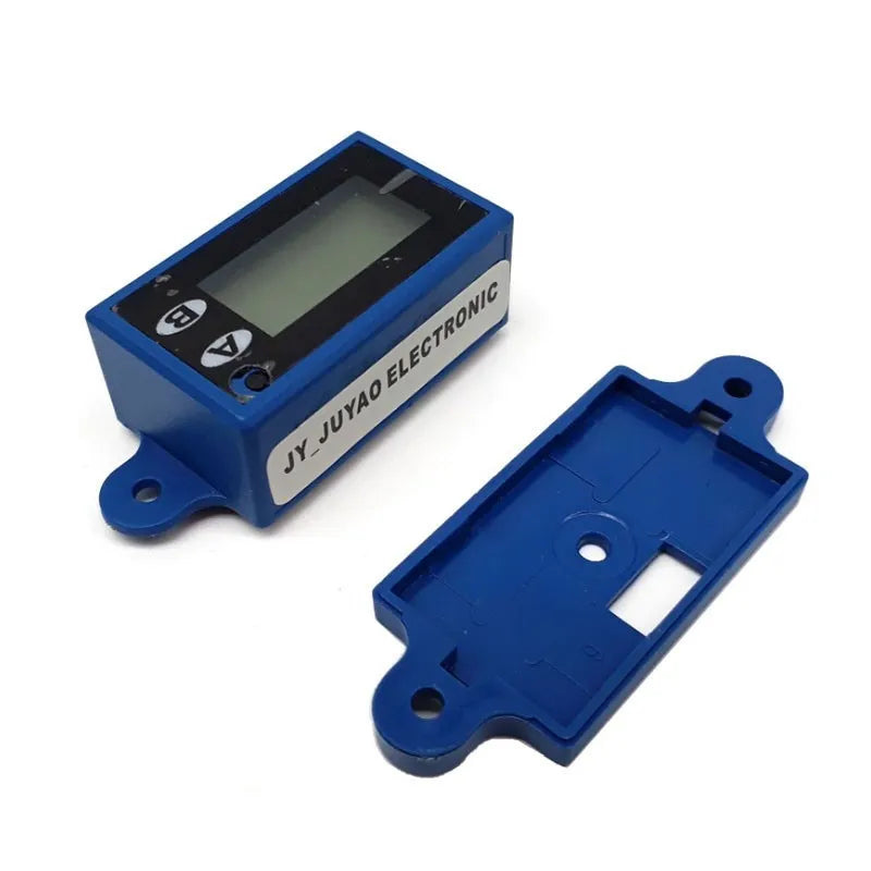 Mini 7 Digit LCD Counter 2 Display rows  DC 5V-18V 10 counts per second PCB Material Electronic Totalizer With LED blue