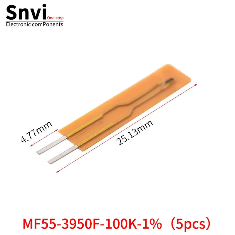 NTC Thermistor 1% MF5B MF55 5K/10K/50K/100K 3950/3435 Thin Film Type