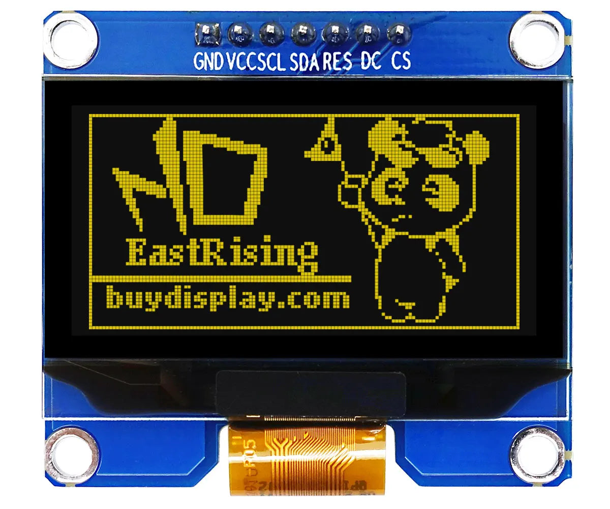 Serial SPI/I2C 1.54" inch White/Yellow/Blue Color OLED Display 128x64 Compatible With Arduino/Raspberry Pi
