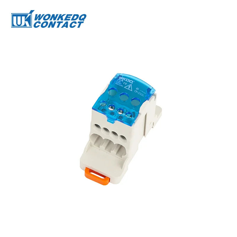 UKK Distribution Box One In Several Out Power Electrical Connector Junction Din Rail Terminal Block UKK80A/125A/160A/250A/400A