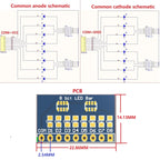 6pcs DC12V 8CH Relay Control Board Opto Isolated NPN Input 4 Digit Display For Arduino Pro Mini Programmable Timer Module
