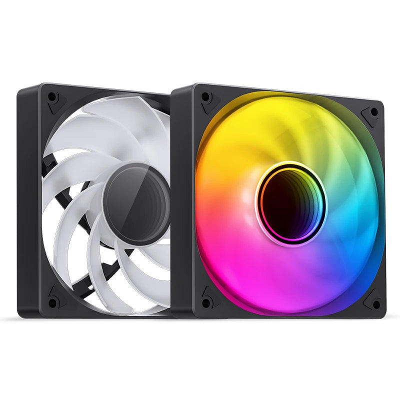 JONSBO SL-120 White/Black 120mm Case Fan 5V 3PIN ARGB Silent CPU Cooler Fan 4PIN PWM Serializable Reverse Fan