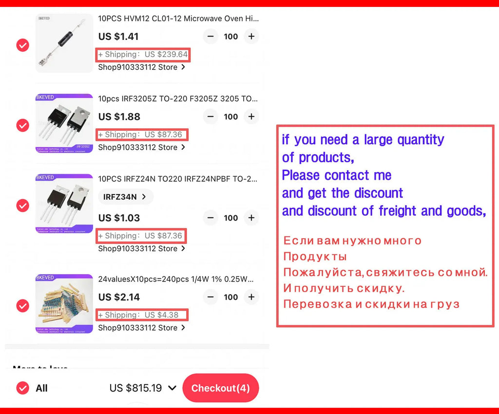 36Value * 20PCS =720PCS 0805 0603 1206 SMD Resistor Kit 1 ohm- 10M ohm Assorted Kit