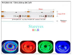 COB SPI LED Strip Light 24V 5m Addressable Pixels White CCT RGB RGBW RGBCCT WS2811 WS2814 Digital IC FCOB Magic Color Tape Rope