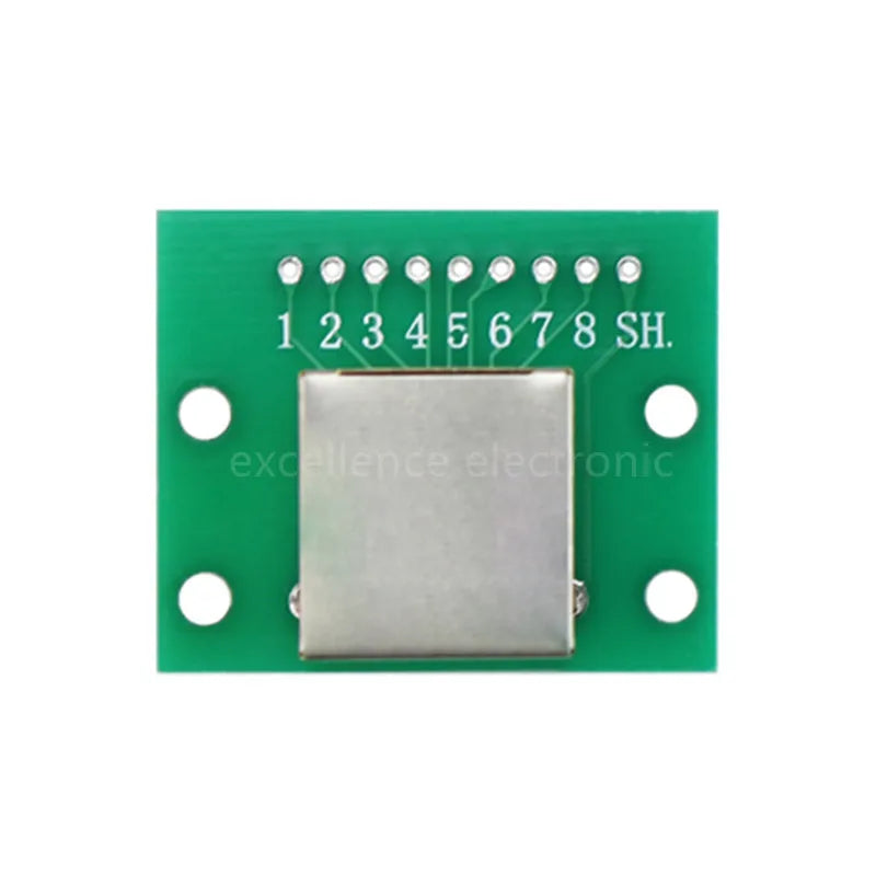 1pc RJ45 Adapter Board To XH2.54 Modular Ethernet Connector Network Interface + Breakout Board + Pin Header Connector