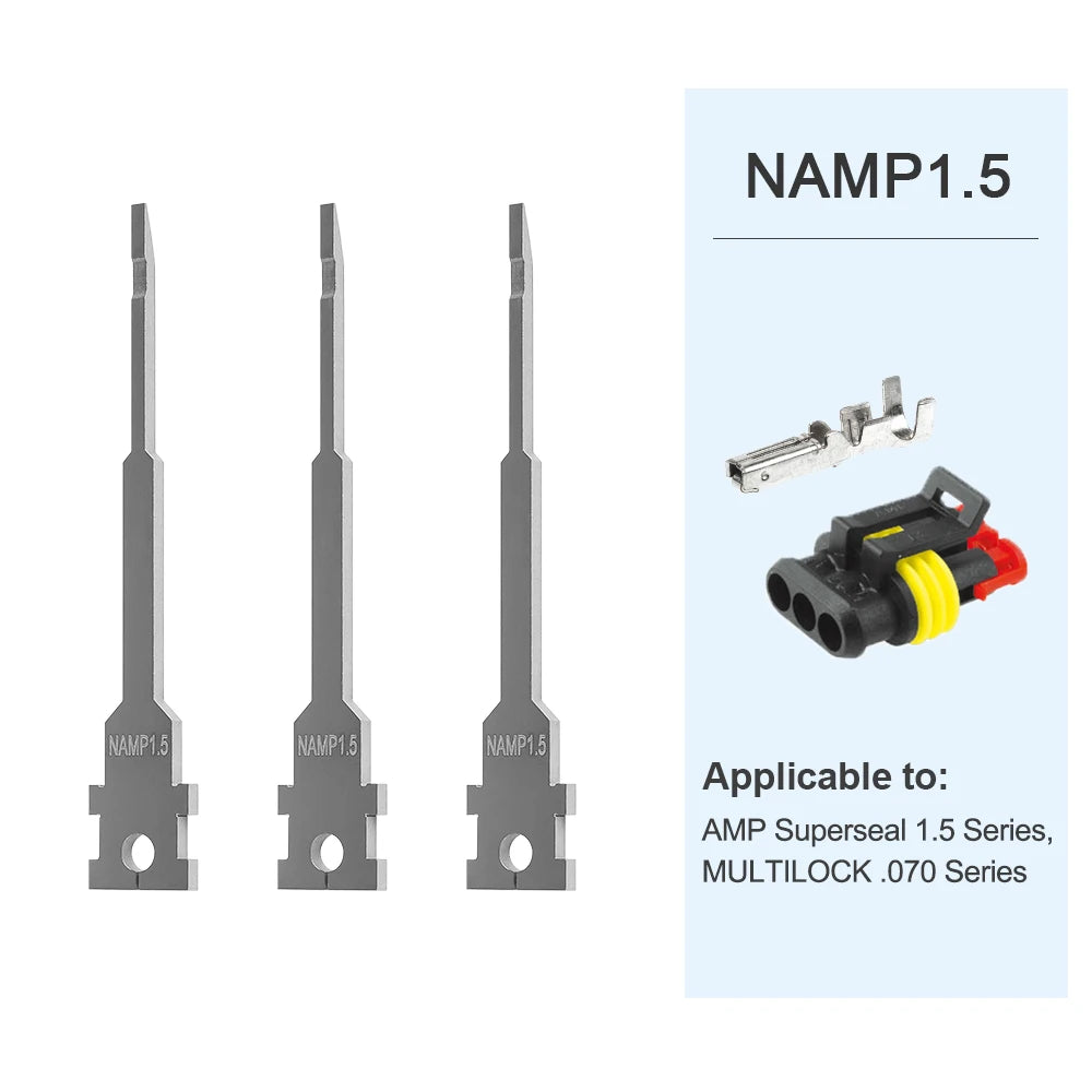 JRready Replacement Tip Kit for Extraction Tool &Terminal Release Tool for Deutsch,AMP/TE,Molex,Delphi,JST,Harting Connectors