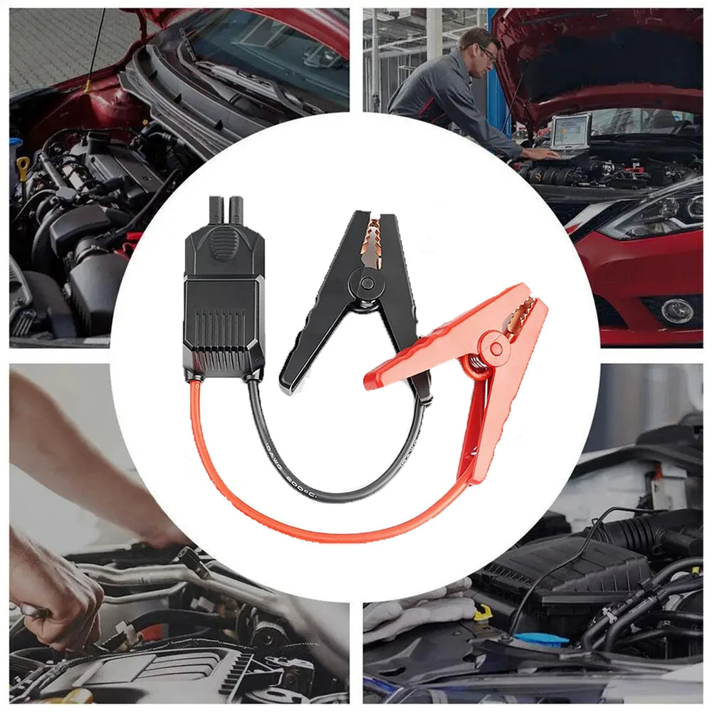 EAFC Emergency Power Relay Smart Clip Ignition System Battery Jump Cable Connection Line Jumper Cable Car Accessories
