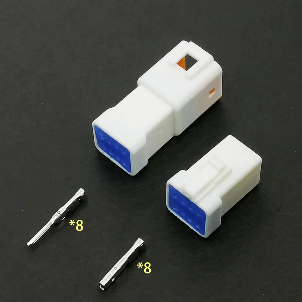2P 3P 4P 6P 8P 0.6 MM Waterproof Wire Connector Plug Male And Female Socket With Cable JST JWPF Electrical Connectors