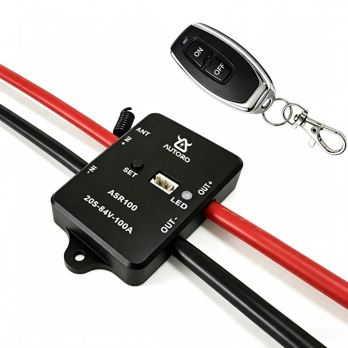 Autoro ASR100 Anti Spark Power Switch 100A 84V DC – XT90 Connector for ESC Electric Skateboard Scooter RC Car Boat E-Bike,etc