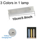 Motion Sensor Bar Light Type C Rechargeable Light LED Magnetic Attraction Night Light for Kitchen Bedside Wardrobe Bookcase