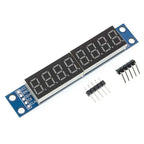 CoreSMA TM1637 4 Bits/TM1638/MAX7219 8 bit Digital LED Display Module 7 Segment 0.36Inch Clock RED Anode Tube Four Serial Driver