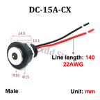 Cltgxdd DC-10A/11A-CX DC-12A-CX DC-15A-CX Magnetic Male Female Connector W/ XH Terminal 8mm 10mm Magnetic Plug With Line  Cable