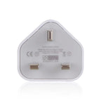 Office 1 Port USB 5V 1A 3 Pin Wall Charger UK Plug USB Charger Power Adapter