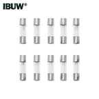 100pcs 5x20mm Quick Blow Glass Tube Fuse Assorted Kit Amp 0.25A 0.5A 1A 2A 3A 5A 8A 10A 15A 20A 250V with Storage Box