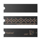 FinalCool NV02 Graphene M.2 SSD Heat Sink, Dual-Layer Graphene and Copper Foil Design Cooler Radiator for Laptop PC NVMe