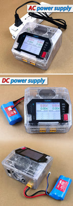 ToolkitRC M6DAC V2 TRN Charger 2CH AC200W Transparent Color DC800W IPS Model Toy Car Lithium Battery Charging 1S 2-6S LiPo LiHv