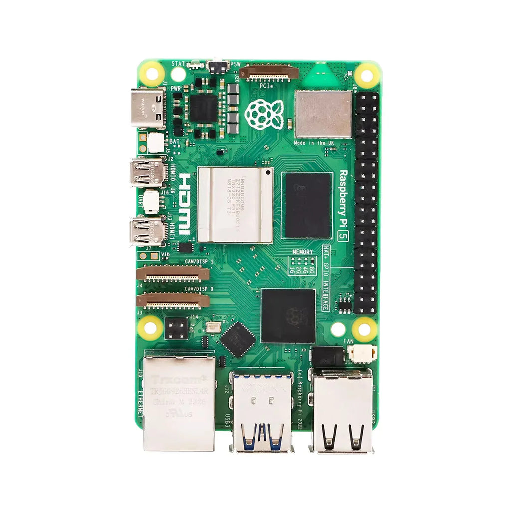 Raspberry Pi 5 2GB 4GB 8GB RAM Development Board Cortex-A76 WiFi Bluetooth PCIe USB3.0 4K Linux Mini Computer