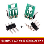 5PCS PCB Board SMD Turn To DIP Adapter Converter Plate SOP 8/16/14/20/24/28P SOT89 SOT23 SOT223 TO DIP SOP/MSOP/TSSOP