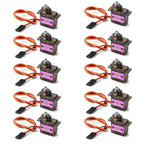 2/4/10/20/50Pcs MG90S Servo All Metal Gear 9g 180 360 SG90 Upgraded Version For Helicopter Plane Boat Car MG90 Trex 450 RC Robot