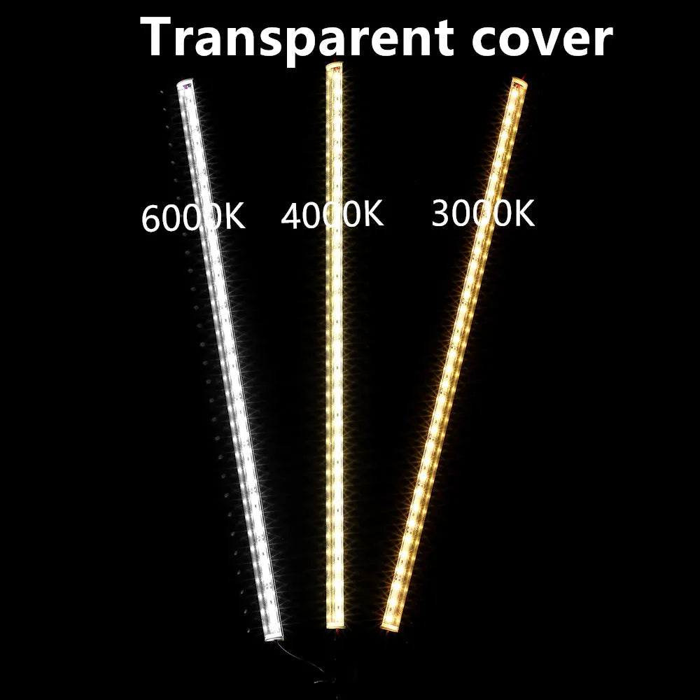 LED aluminum rigid light bar DC12V 50CM 20 inch U/V-shape 5730 36LEDs LED aluminum channel Home decoration lighting