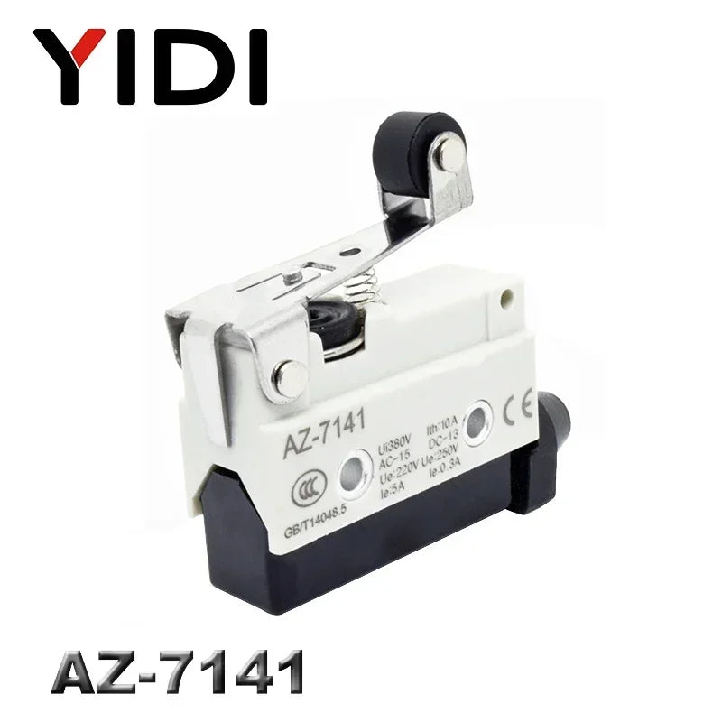 10A 250VAC AZ-7312 AZ-7311 AZ-7121 AZ-7310 TZ-7141 Waterproof Micro Switch Travel Limit Switch Straight 90degree Roller Lever