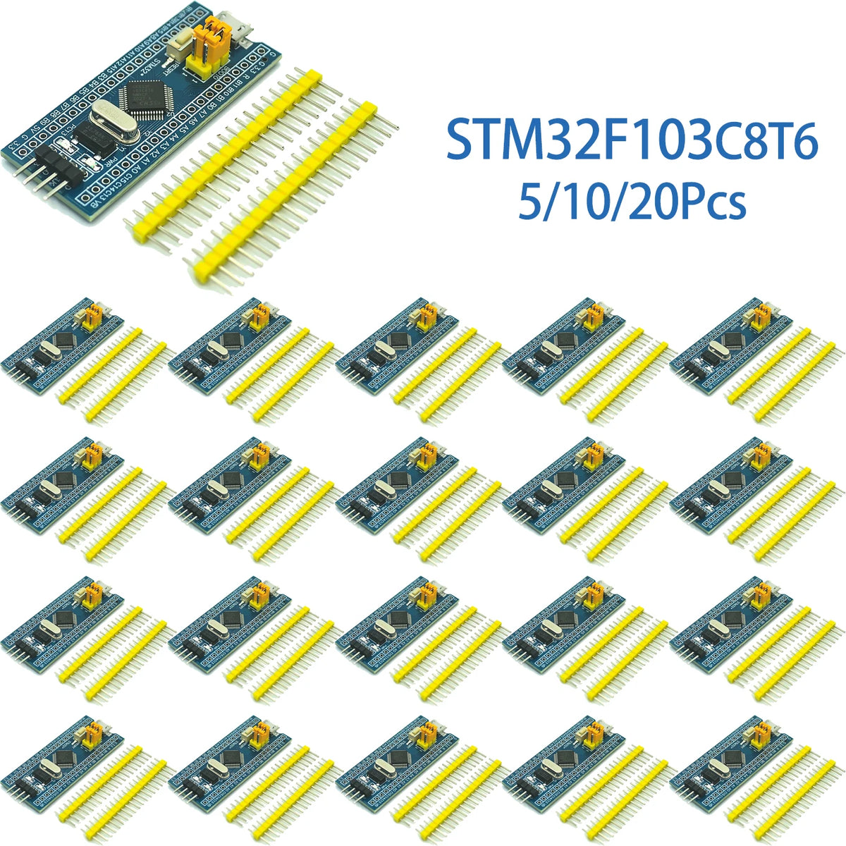 5/10/20Pcs STM32F103C8T6 Core Module ARM STM32 Microcontroller Single Chip System Board STM32 Development Circuit Board