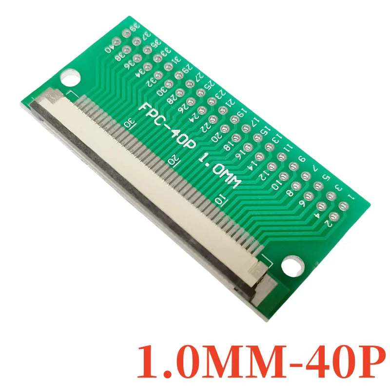 FPC FFC Flexible Cable Adapter Board 1.0mm Pitch Connector SMT to 2.54mm 4/5/6/7/8/9/10/12/14/15/16/18/20/22/24/26/28/30/32/40P