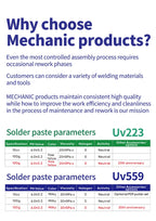 MECHANIC UV223/UV559 LEAD-FREE Soldering Flux Solder Paste for Smartphone Tablet Computer BGA SMD PCB Welding Repair Tools