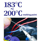 MECHANIC 60g Soldering Wire Double Rosin Core Flux SX-862 183℃ Melting Point 0.3-1.8mm High Purity Environmental Tin Wire Tools