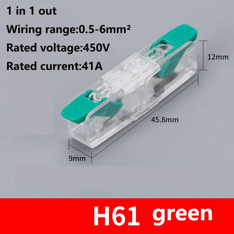 Quick Wiring Terminal Push-in Wire Connector Splitter Mini Universal High power Butt Terminal Block Led Light 1 in Multiple Out
