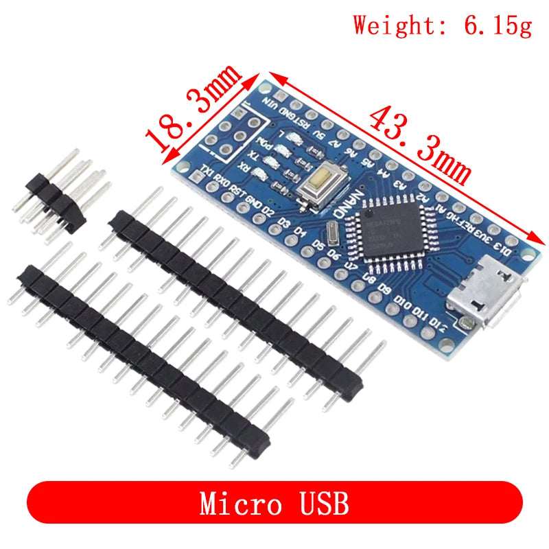 Nano 3.0 With the bootloader compatible Nano controller for arduino CH340 USB driver 16Mhz ATMEGA328P