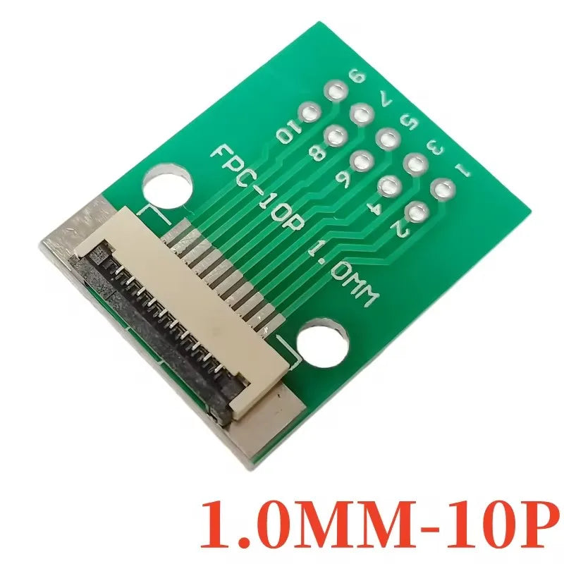 FPC FFC Flexible Cable Adapter Board 1.0mm Pitch Connector SMT to 2.54mm 4P/6P/8P/10P/12P/14P/16P/20P/24P/26P/30P