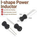 10/50PCS 0608 6*8mm I-Shape Power Inductor Copper Winding Coil 68UH~10MH LC Filter Choke Coil For Converter LED Power Supply