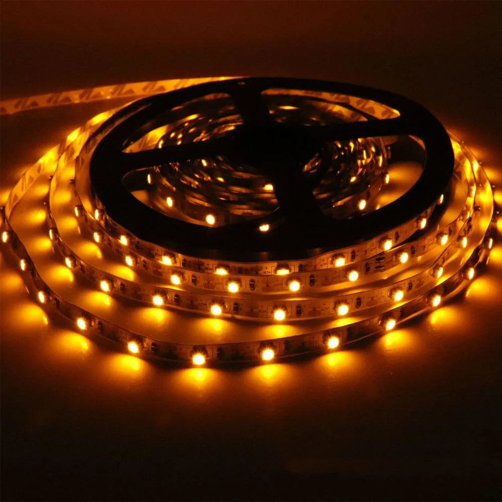 DC 5V LED Strip Light SMD 3528 2835 60Led Flexible LED Ribbon Tape TV Backlight Adhesive Tape Waterproof Rope Light Cabinet Lamp