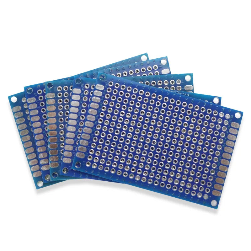 5/10Pcs Prototype BoardsBlue Circuit Perfboard 3x7cm 4x6cm 5x7cm 7x9cm Double Sided Circuit Boards DIY Electronic Kit  PCB New
