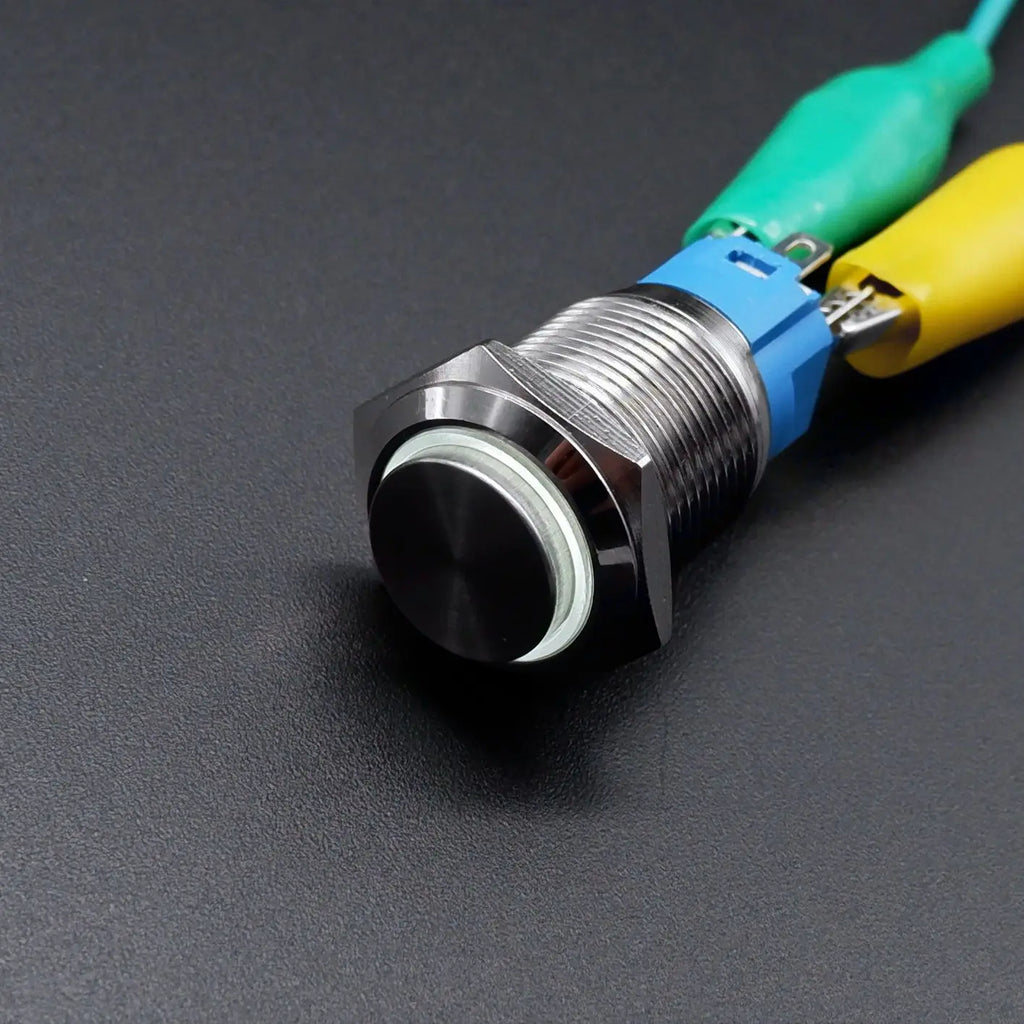 16mm 19mm 22mm Metal Power Supply Switch Push Button PC Pulsador Car Engine Backlit 3v 6v 12v 24v 220v Momentary Start Stop LED