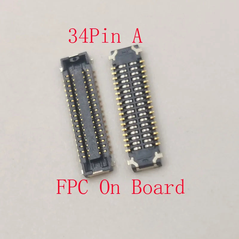 2-10Pcs Lcd Display Screen Flex FPC Connector Plug For Samsung Galaxy G5700 G570 J7 J5 Prime G610F G6100 ON5 2016 J727 34 Pin