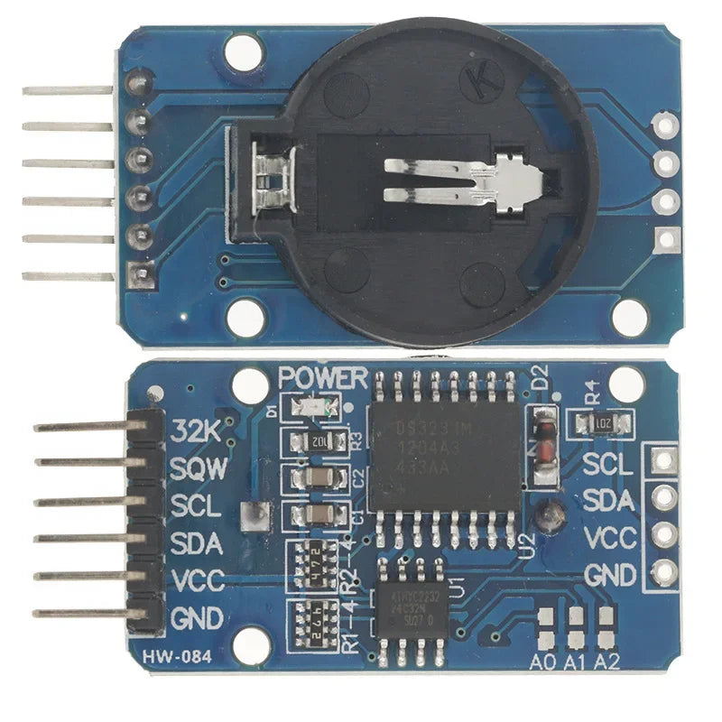 1/5/10/30/50Pcs DS3231 AT24C32 High Precision RTC Real Time Clock Module I2C IIC Communication Memory Storage Module Battery