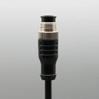 2m Line M12 4 5 Pins PVC LED IP67 Sensor Cable Connector Type A Socket Plug  Waterproof Male&Female Straight Angle Flange