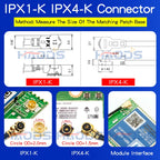 5PCS SMA/RP-SMA Female to IPX MHF4 U.FL RF Plug Pigtail Cable Antenna IPX4 to SMA Male for Mini 0.81mm Wireless Card Router
