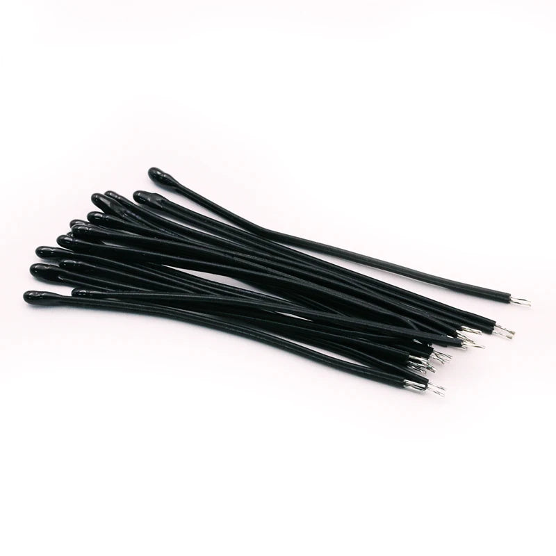 10PCS Thermistor NTC Negative Temperature Coefficient MF52D 10K/100K Probe with Wire Temperature Sensor 3950