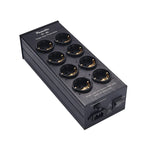 PWALLE TP80 front 2-way switch power filter socket with lightning protection and overload multifunctional display function