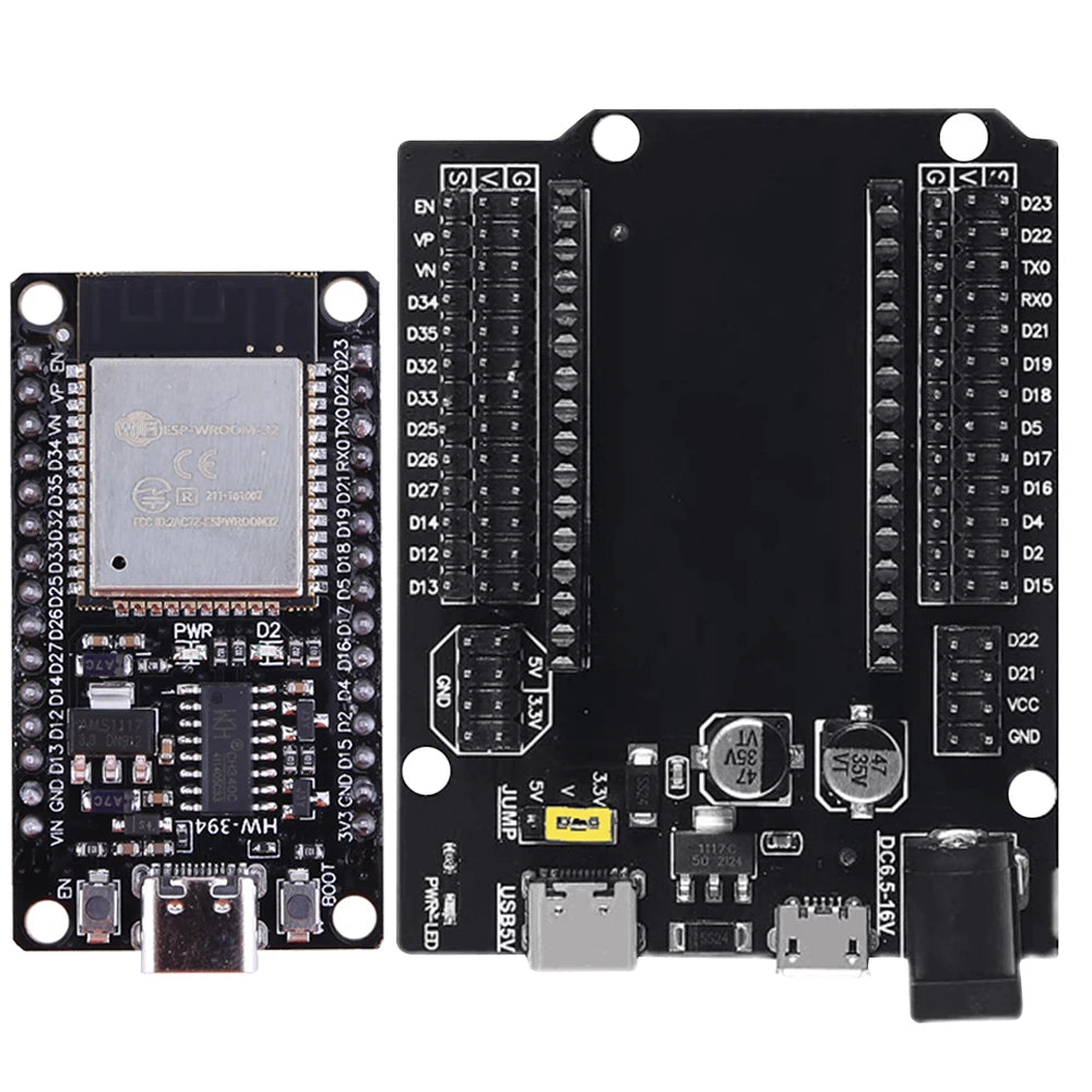ESP32 Expansion Board Compatible with ESP32 WiFi+Bluetooth Dual Core ESP32-DevKitC-32 ESP-WROOM-32 Development Board 30Pin
