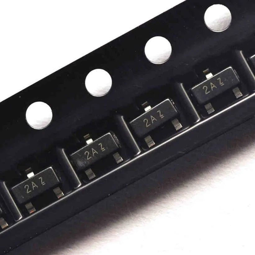100PCS MMBT3906 2A 2N3906 0.2A 40V SOT-23 PNP SMD Chip Transistor
